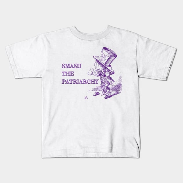 Smash THE patriarchy Kids T-Shirt by soubamagic